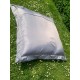 Extra Large Garden Cushion - Turquoise / Beige Stripe