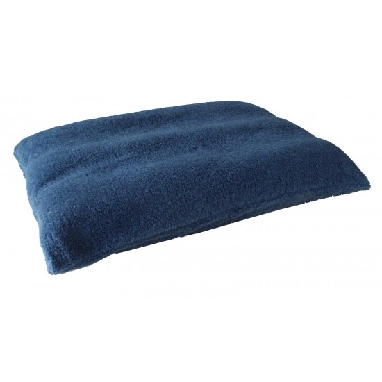 Harbour Blue - Sherpa Fleece Dog Bed Cushion