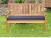 Garden Bench Cushion with Optional Sets - Black