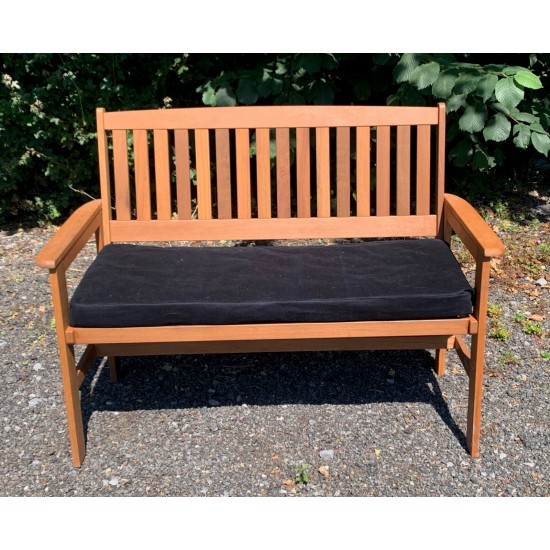 Garden Bench Cushion with Optional Sets - Black Cord