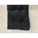 Blown Fibre Garden Bench Cushion - Black Cord