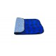 Non Slip Vet Bedding - BINDED - Blue with Black Paws