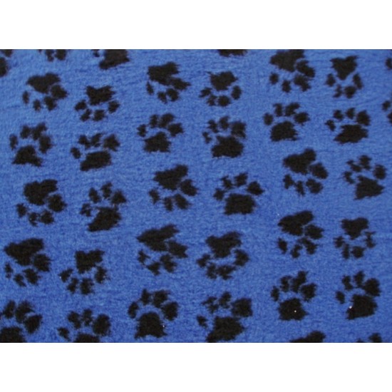 Car Seat Protector - Blue with Black Paws