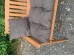 Blown Fibre Garden Bench Cushion - Brown/Gold Fleck SHOWERPROOF
