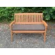 Garden Bench Cushion with Optional Sets - SHOWER PROOF - BROWN / GOLD FLECK