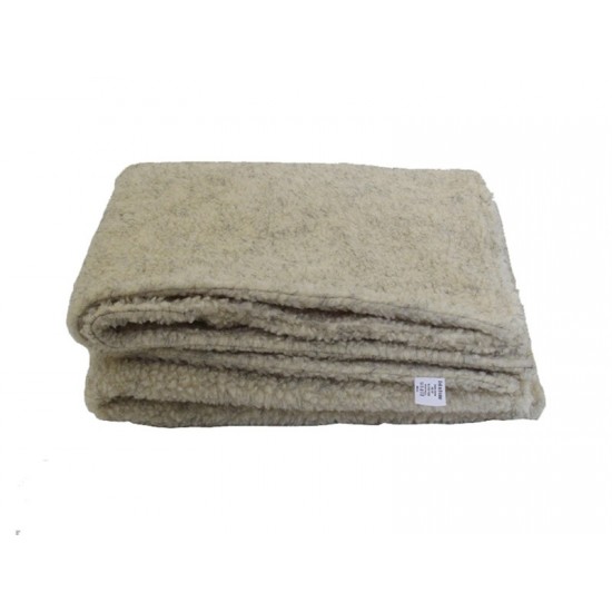 Cashmere Cream Double LAyered Sherpa Fleece Dog Blanket