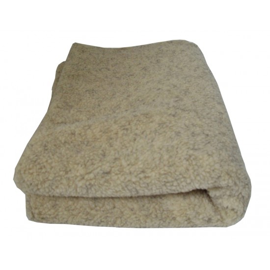 Deluxe Sherpa Fleece Lap Blanket - DOUBLE LAYERED - Cashmere Cream