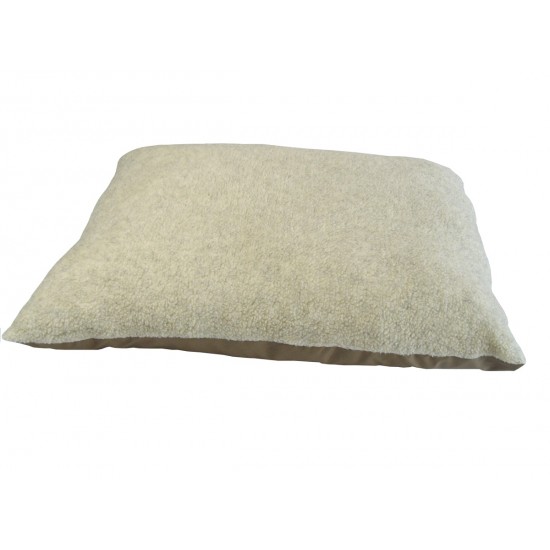 Fleece Dog Bed Cushion With Waterproof Base - Cashmere Cream