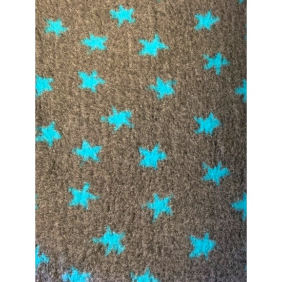 Car Boot Liner - Charcoal with Blue Stars