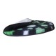 PnH Veterinary Bedding ® - BINDED CIRCLE - NON SLIP - Black with Green Circles