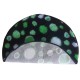 Clearance PnH Veterinary Bedding - BINDED CIRCLE - Black / Green Circles - 75cm