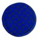 PnH Veterinary Bedding ® - BINDED CIRCLE - NON SLIP - Blue with Black Paws