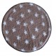 Clearance PnH Veterinary Bedding - BINDED CIRCLE - Brown / White Stars - 75cm