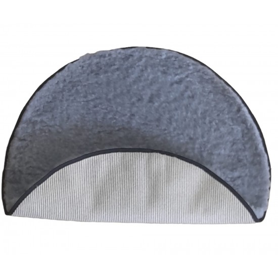 PnH Veterinary Bedding ® - BINDED CIRCLE  - NON SLIP - Plain Grey