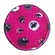 PnH Veterinary Bedding ® - BINDED CIRCLE - NON SLIP - Pink Sheep