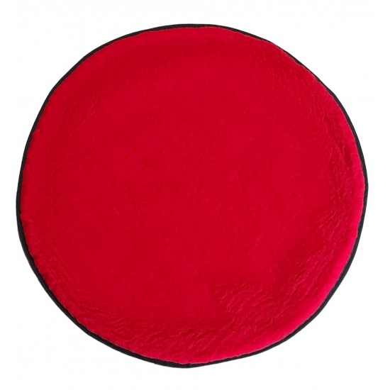 PnH Veterinary Bedding ® - BINDED CIRCLE - Red