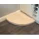 Faux Suede Corner Dog Bed - Cream 