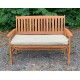 Garden Bench Cushion with Optional Sets - Cream Fleckled