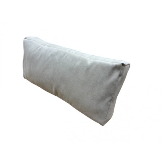 Cream Faux Suede Head Rest