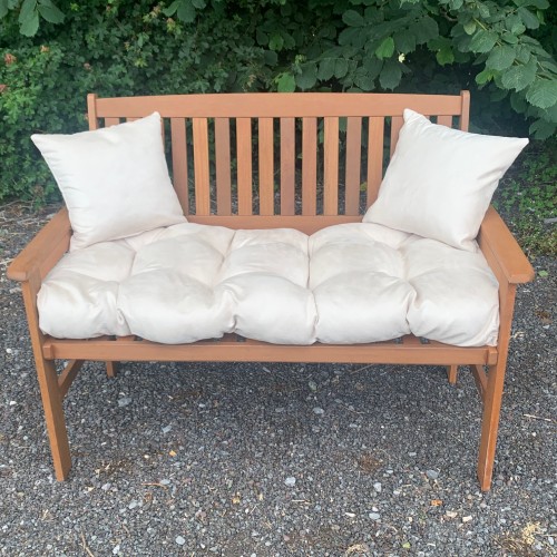 Cream bench cushion sale