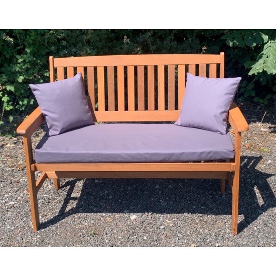 Garden Bench Cushion with Optional Sets - Deep Grey