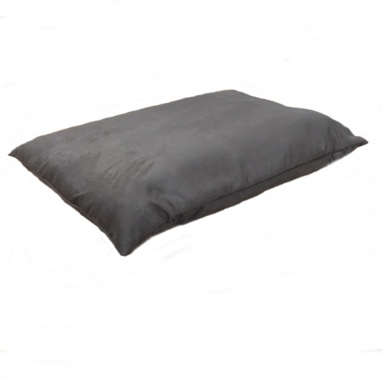 Faux Suede Dog Bed Cushion - Brown