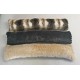 Super Plush Faux Fur Draught Excluder - Grey Badger