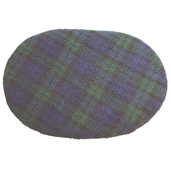 Fleece Oval Pad - Blackwatch Tartan