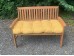 Blown Fibre Garden Bench Cushion - French Yellow
