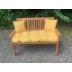 Blown Fibre Garden Bench Cushion - French Yellow