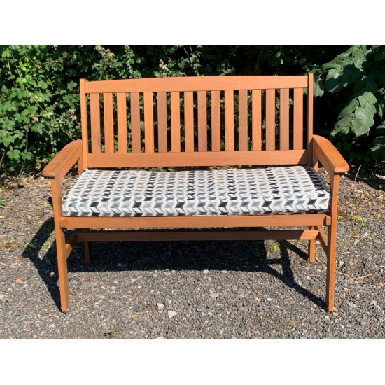 Garden Bench Cushion with Optional Sets - Geo Print