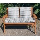 Garden Bench Cushion with Optional Sets - Geo Print