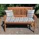 Garden Bench Cushion with Optional Sets - Geo Print