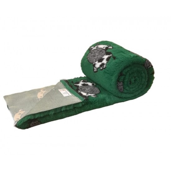 PnH Veterinary Bedding - NON SLIP - By The Roll - Green Cows