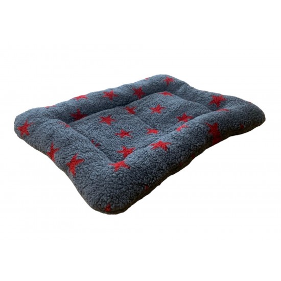 Padded Pad - Grey with Red Stars