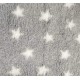 Car Seat Protector - Grey with White Stars