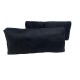 Denim Blue Faux Suede Head Rest