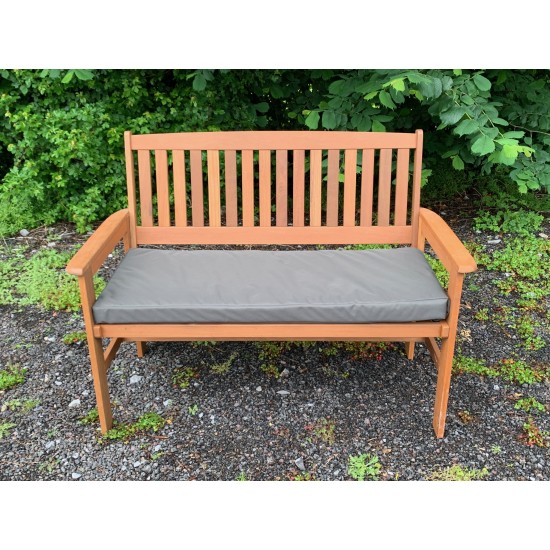 Garden Bench Cushion with Optional Sets - WATER RESISTANT - KHAKI