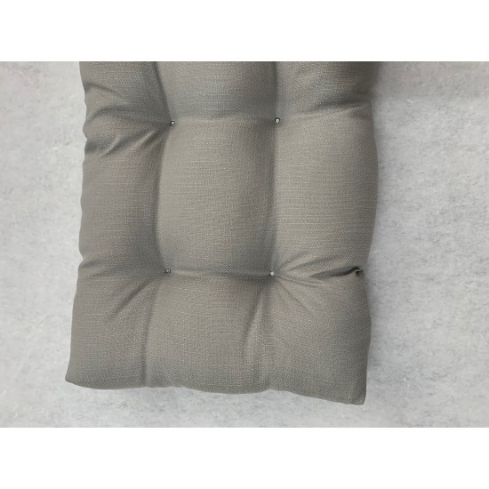 Blown Fibre Garden Bench Cushion - Deep Grey