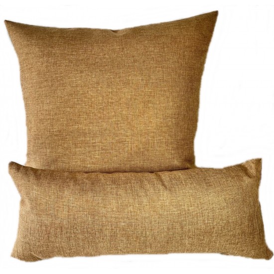 Cushion & Bolster Set - Mustard