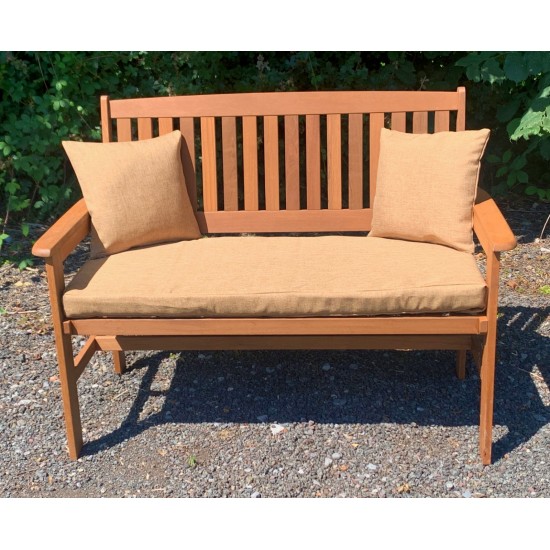 Garden Bench Cushion with Optional Sets - Mustard