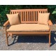 Garden Bench Cushion with Optional Sets - Mustard