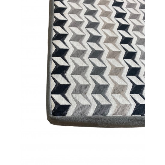 Stylish Hardwearing Orthopaedic Dog Bed - Geo Print