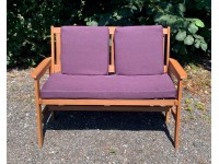 Garden Bench Cushion with Optional Sets - Purple