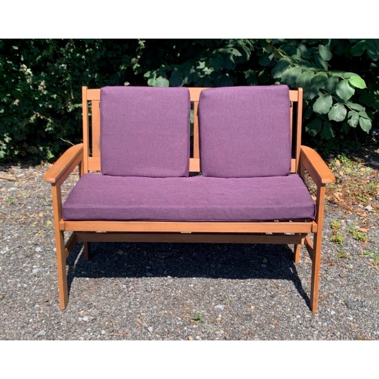 Garden Bench Cushion with Optional Sets - Purple