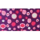 Car Seat Protector - Purple with Pink Circles