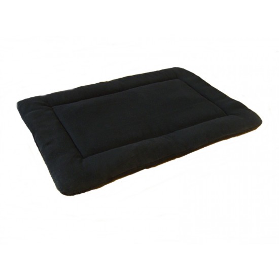 Polar Fleece Quilted Dog Pad - Black