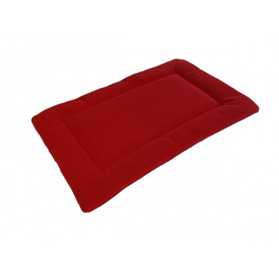 Polar Fleece Quilted Dog Pad - Red