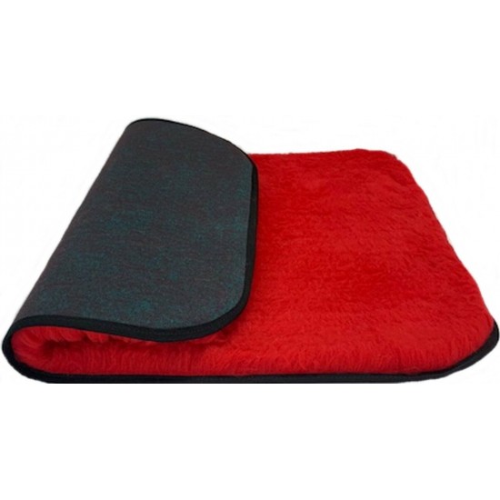 Green Backed Vet Bedding - BINDED - Red