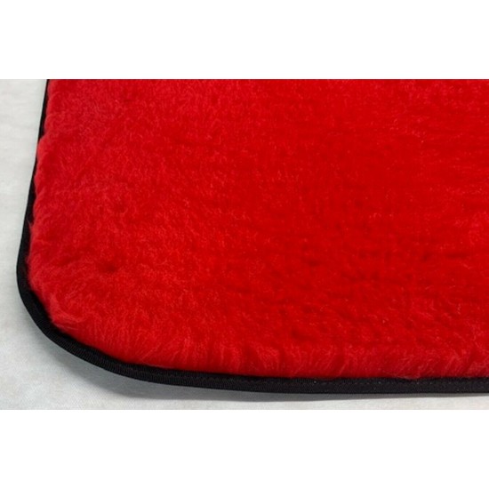 Green Backed Vet Bedding - BINDED - Red